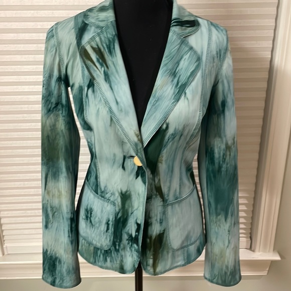RACHEL Rachel Roy | Jackets & Coats | Rachel Roy Tie Dye Blazer Size 4 ...